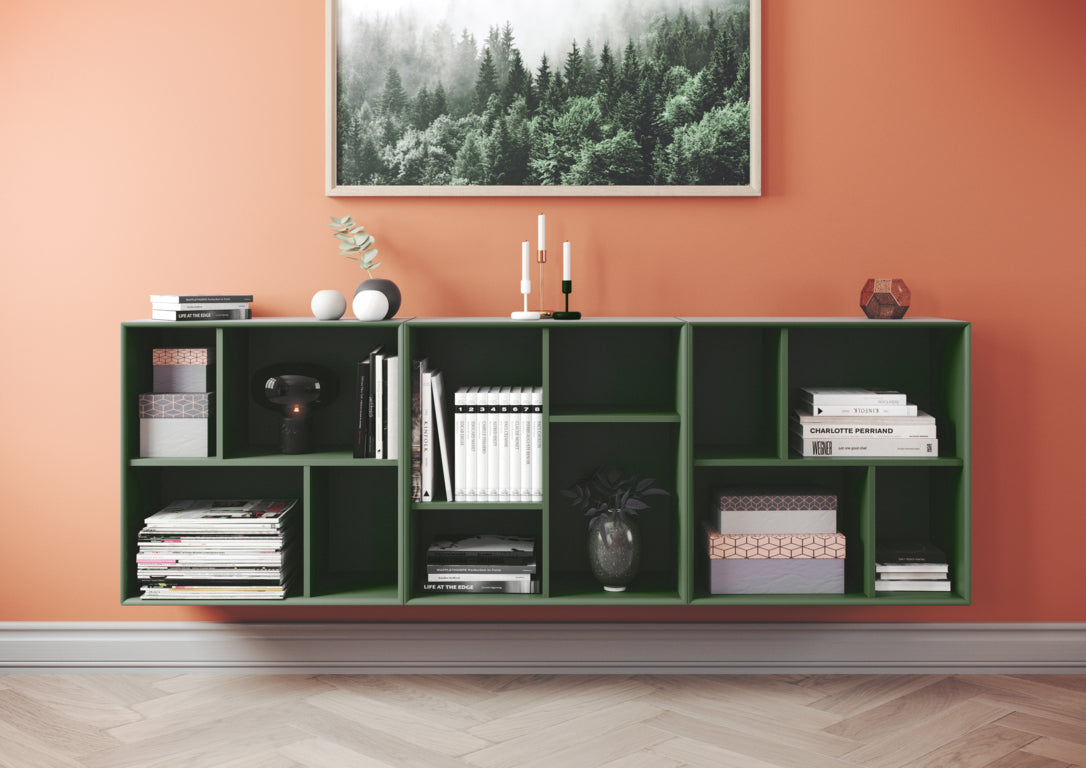 Mensola/Libreria CASPER verde pino – TFT Home Furniture