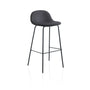 Set mit 2 schwarzen EVRY-Hockern