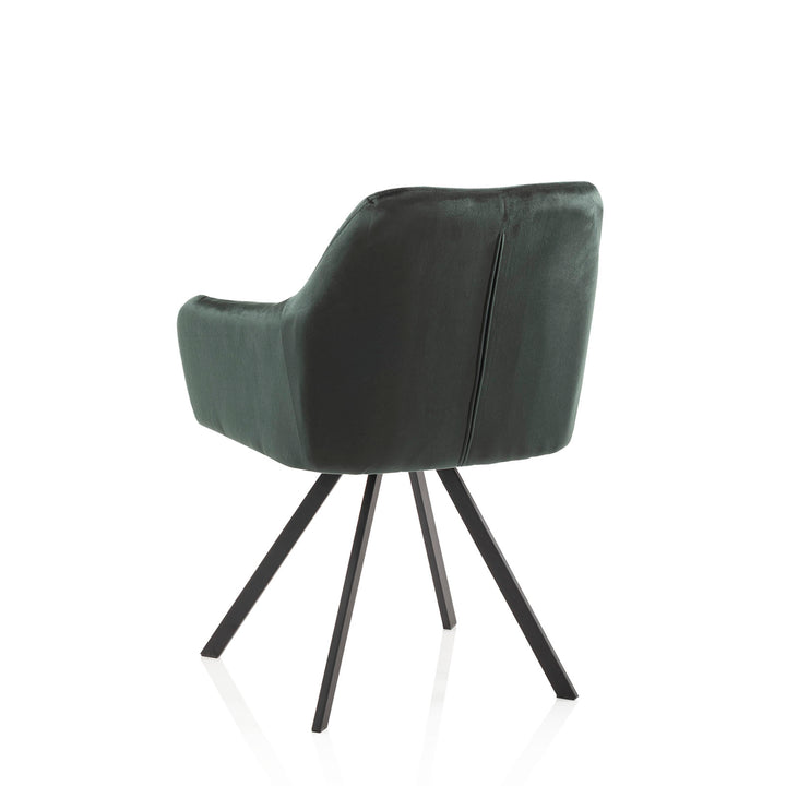 Set of 2 WRAP college green armchairs