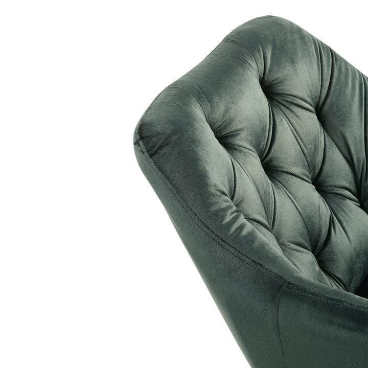 Set of 2 WRAP college green armchairs