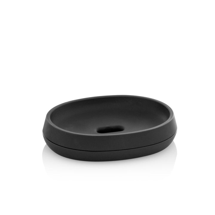 VOGUE black 4-piece bathroom set