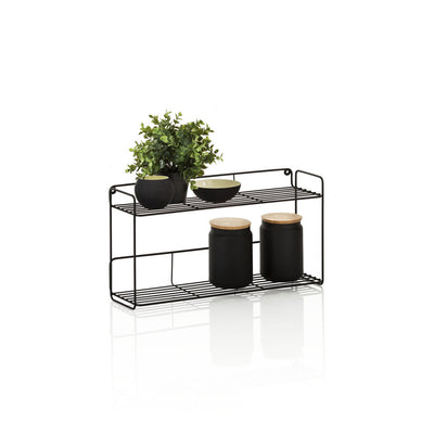 KAORI black wall shelf/shelf