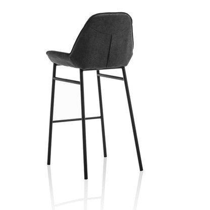 Set mit 2 dunkelgrauen MONTGOMERY-Hockern