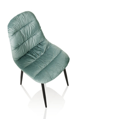 4er-Set Stühle SANDY Aquamarin