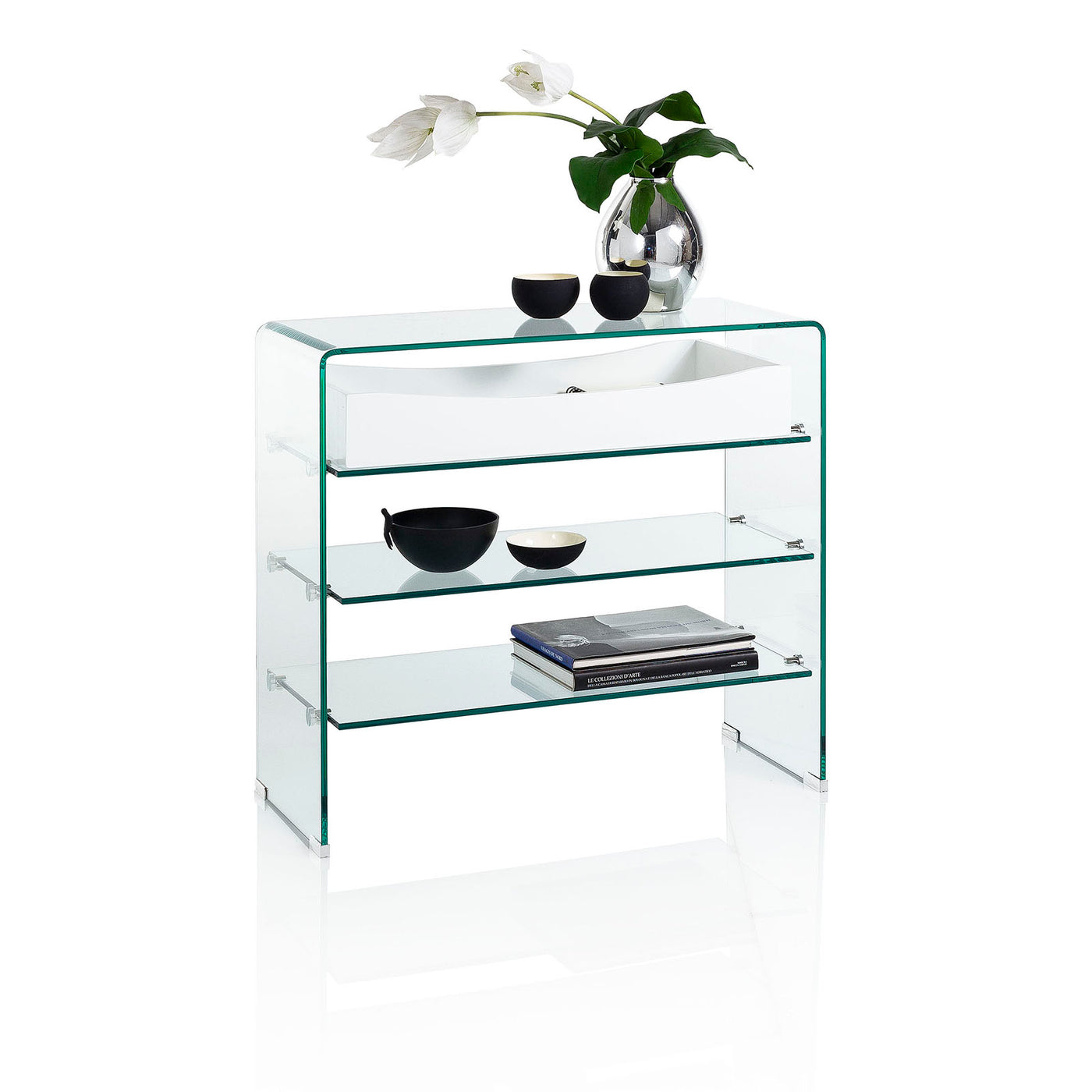 Console w/drawer YANGON white