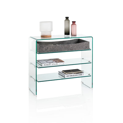 Console w/drawer YANGON concrete
