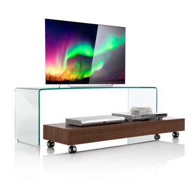 ELM walnut TV stand