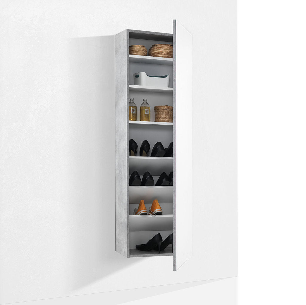 FREE concrete shoe rack/shelf with mirror