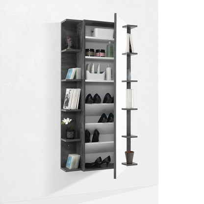 EFFE oxide shoe rack/shelf with mirror