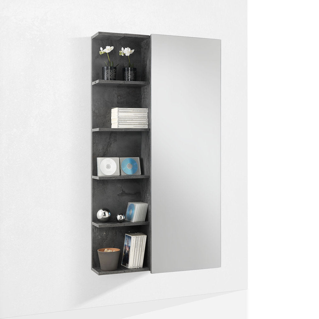 EFFE oxide shoe rack/shelf with mirror