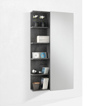 EFFE oxide shoe rack/shelf with mirror