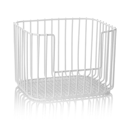 YOORI white stackable basket
