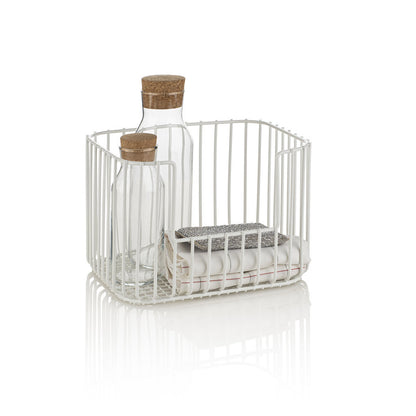 YOORI white stackable basket
