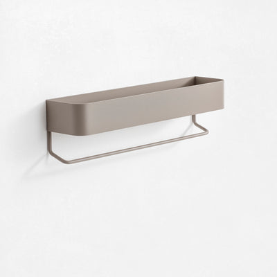 Light gray NINA shelf for objects