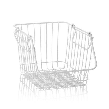 KAI white stackable basket