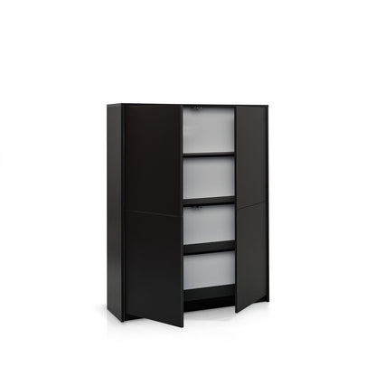 MAUI schwarzes hohes Sideboard