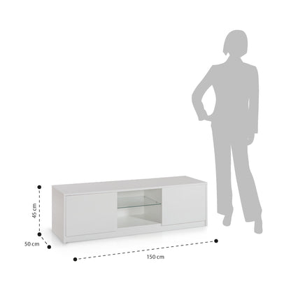 PANAREA white TV stand