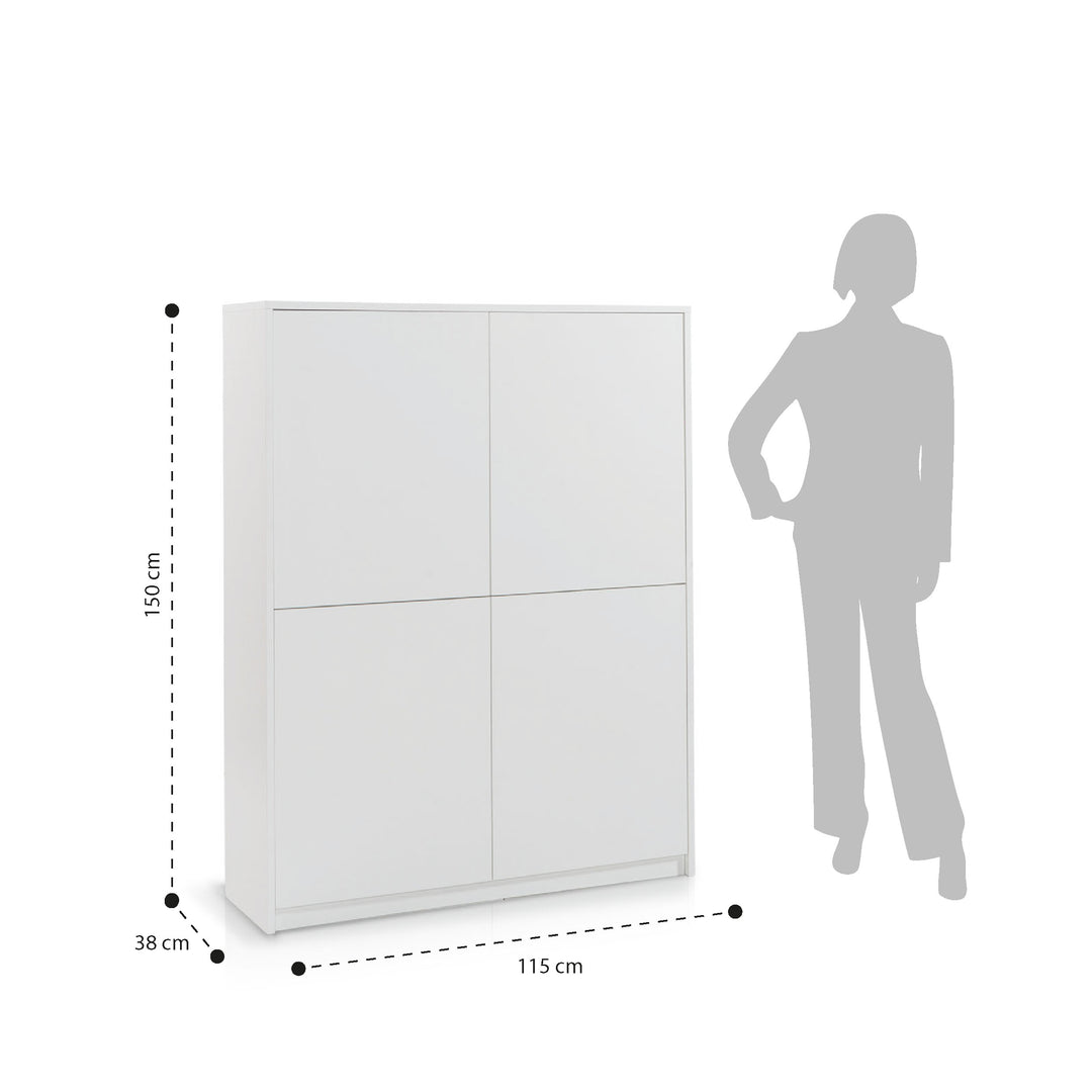 PANAREA hohes Sideboard weiß