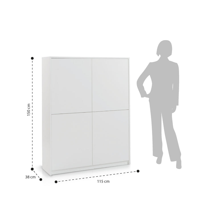 PANAREA hohes Sideboard weiß