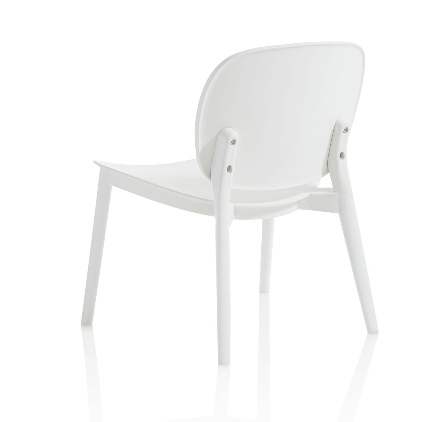 Set 2 MAHON white indoor/outdoor chairs