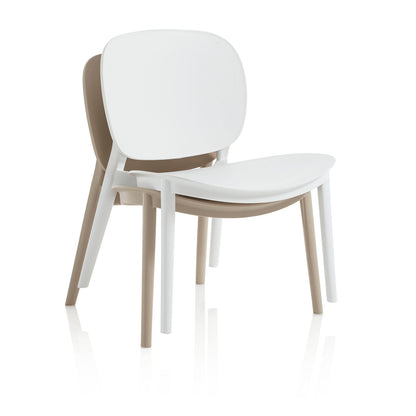 Set 2 Sedie da interno/esterno MAHON grigio