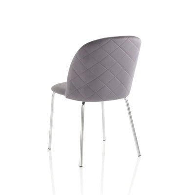 Set of 2 gray JOY chairs