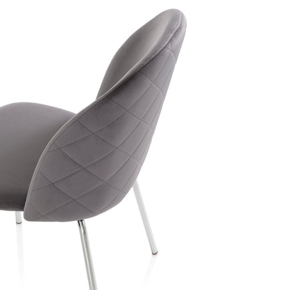 Set 2 Sedie JOY grigio