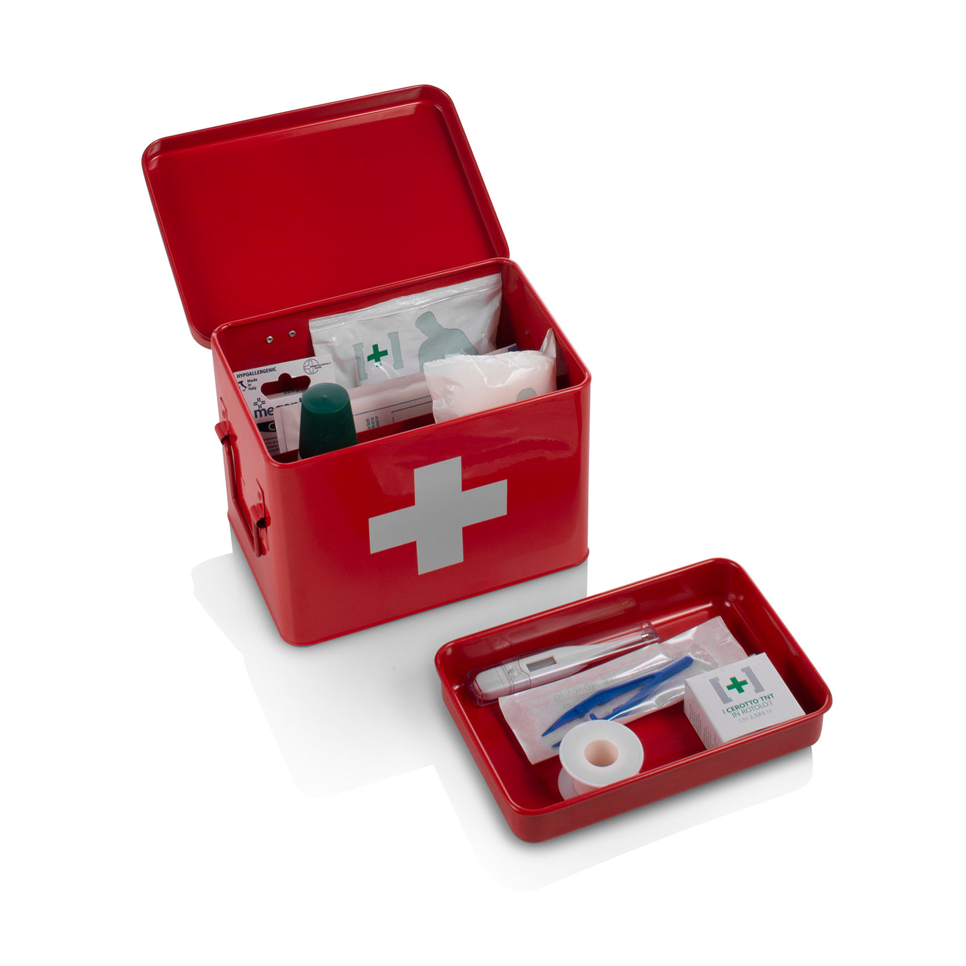 Red DOC first aid box