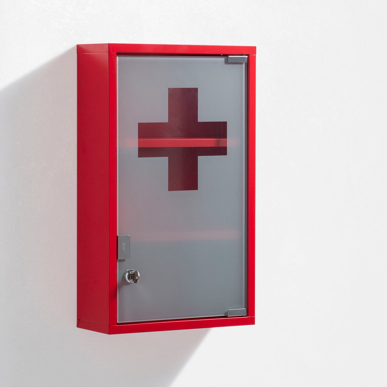 HEALT first aid wall unit red