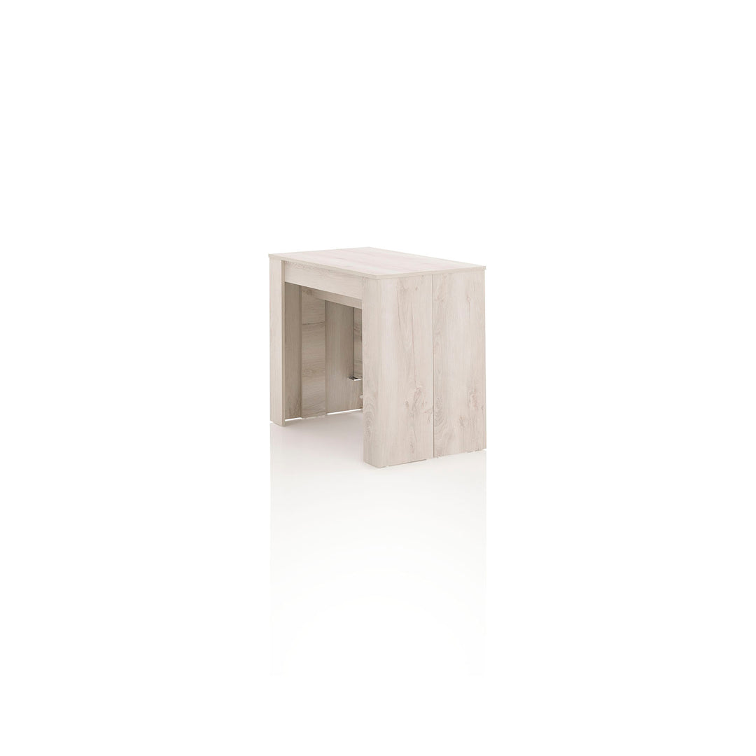 STRETCH extendable console in white pine