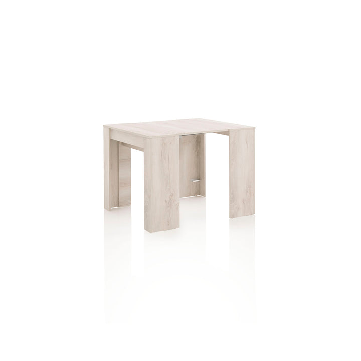 STRETCH extendable console in white pine
