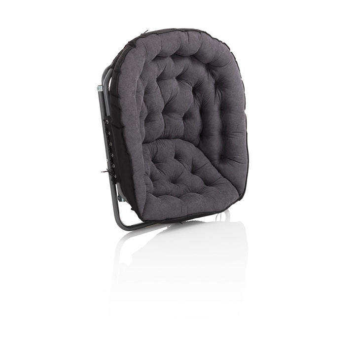 FLUFFY armchair dark grey