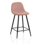 Set mit 2 antiken rosa GREEDY-Hockern