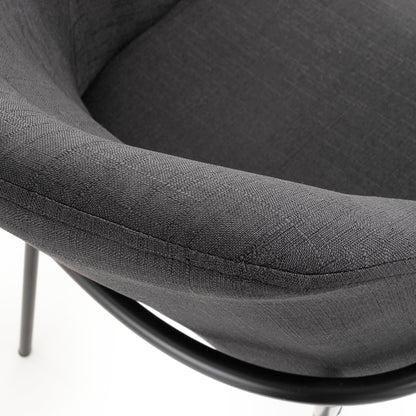 2er-Set schwarze SLOUCHY-Sessel