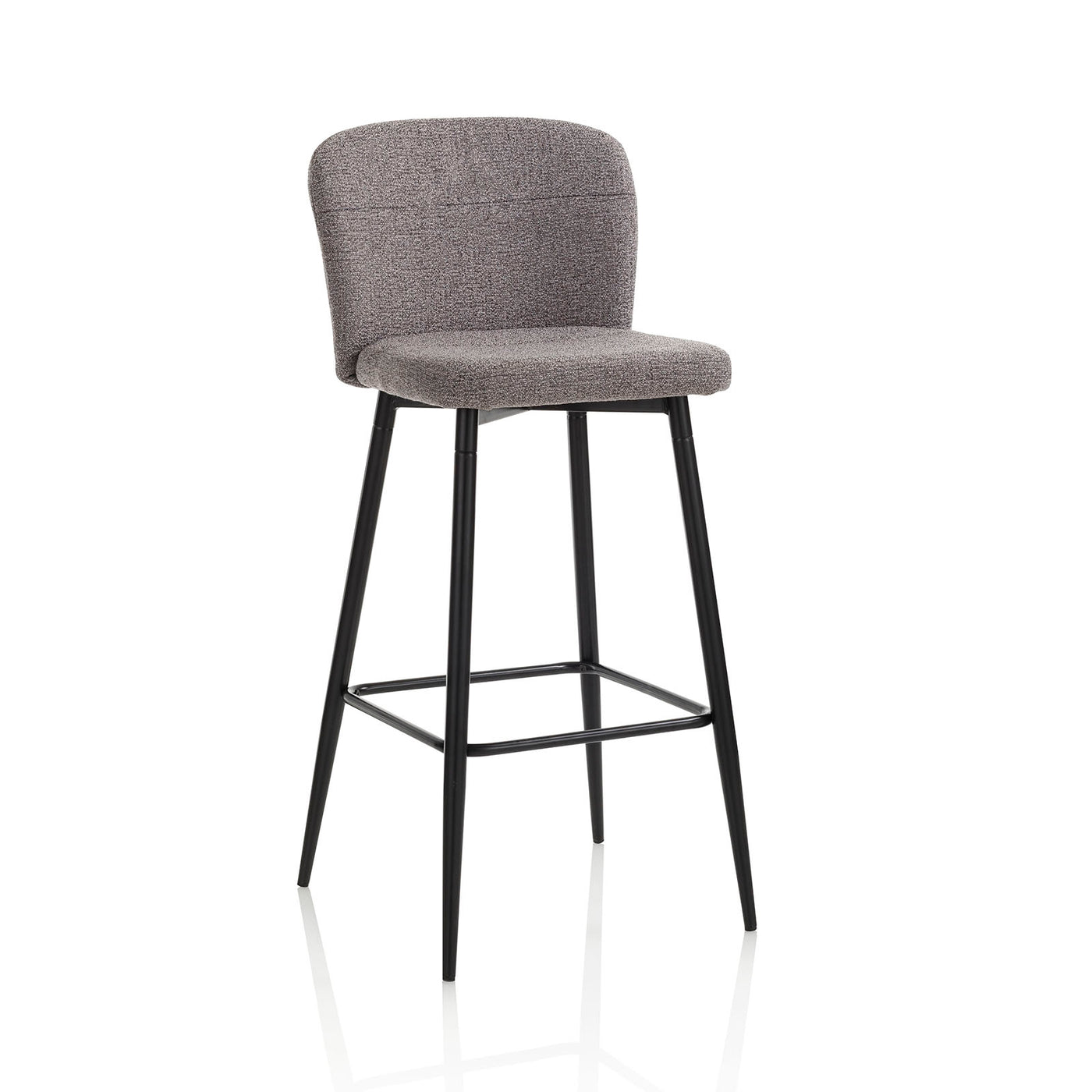 Set of 2 gray SMOOGLE stools