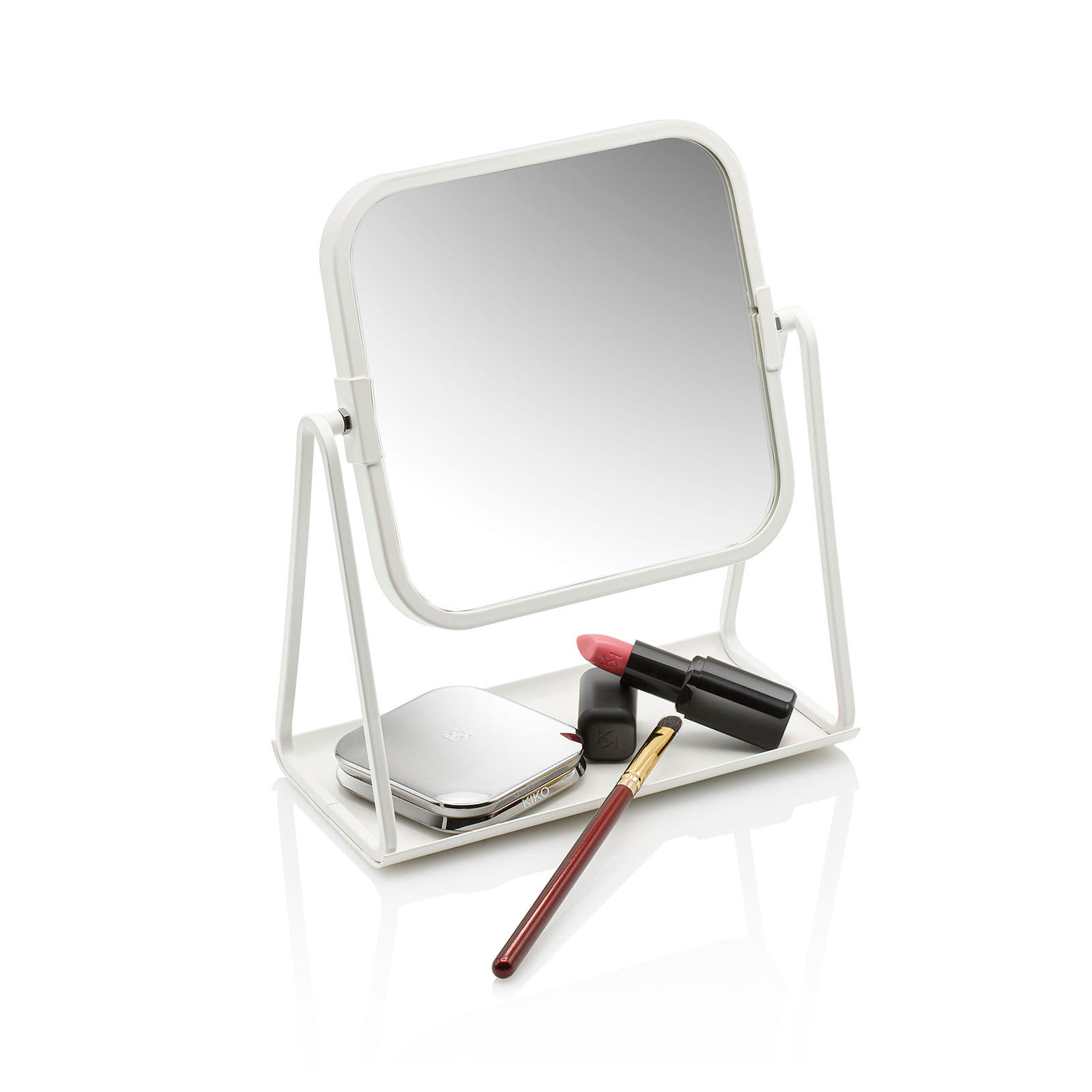 Specchio con ingranditore ZHAO bianco