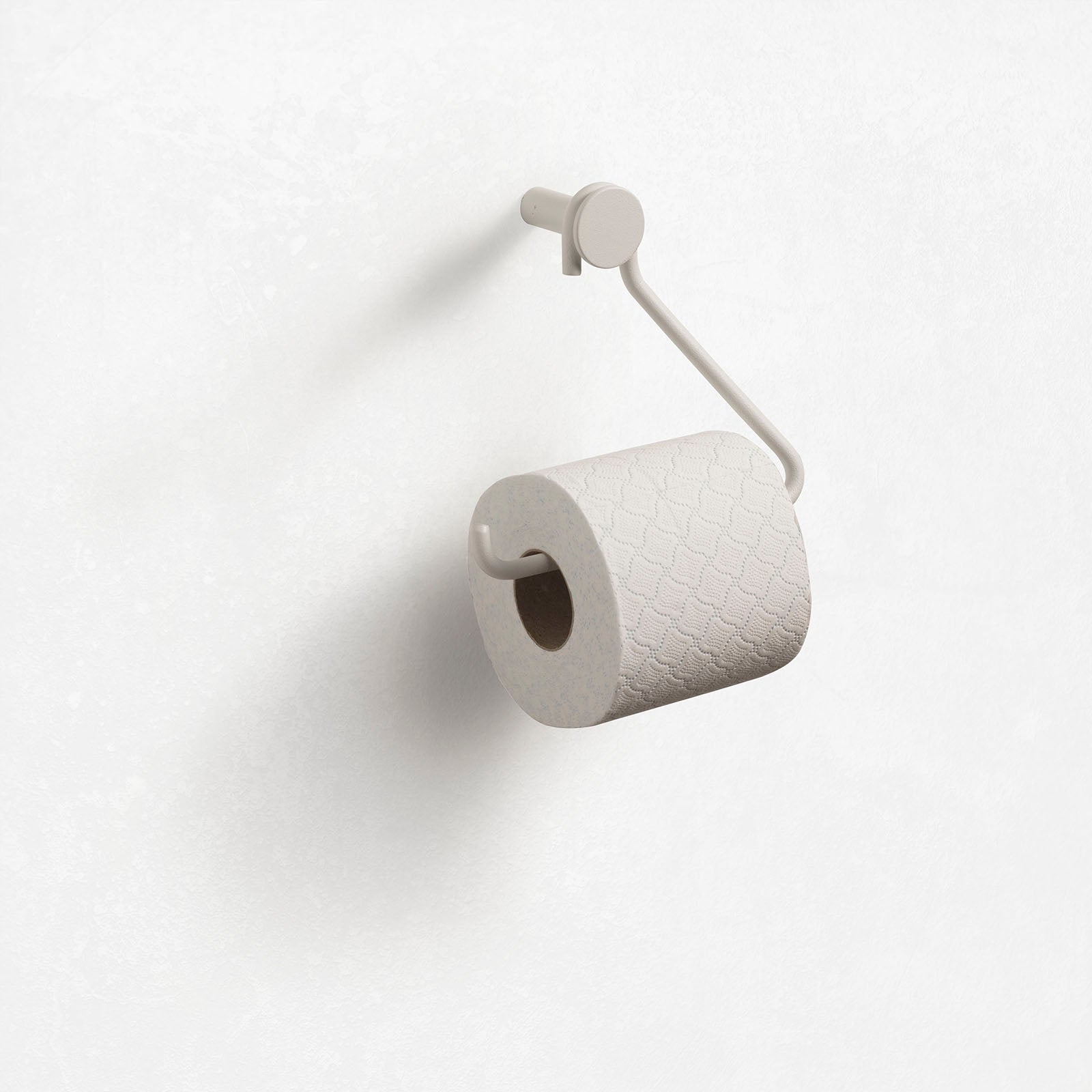 KIMI white wall paper holder