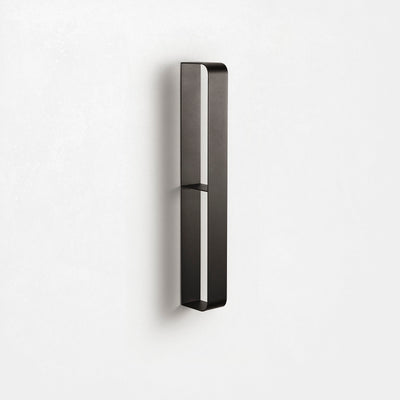 JIRO black vertical wall towel holder