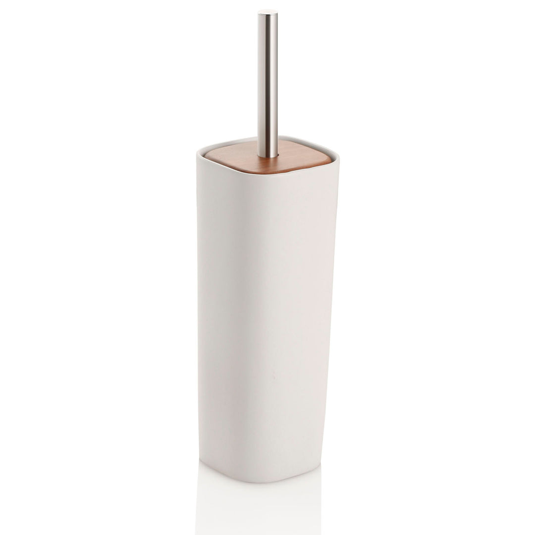 Set bagno 4 pezzi WOOD bianco