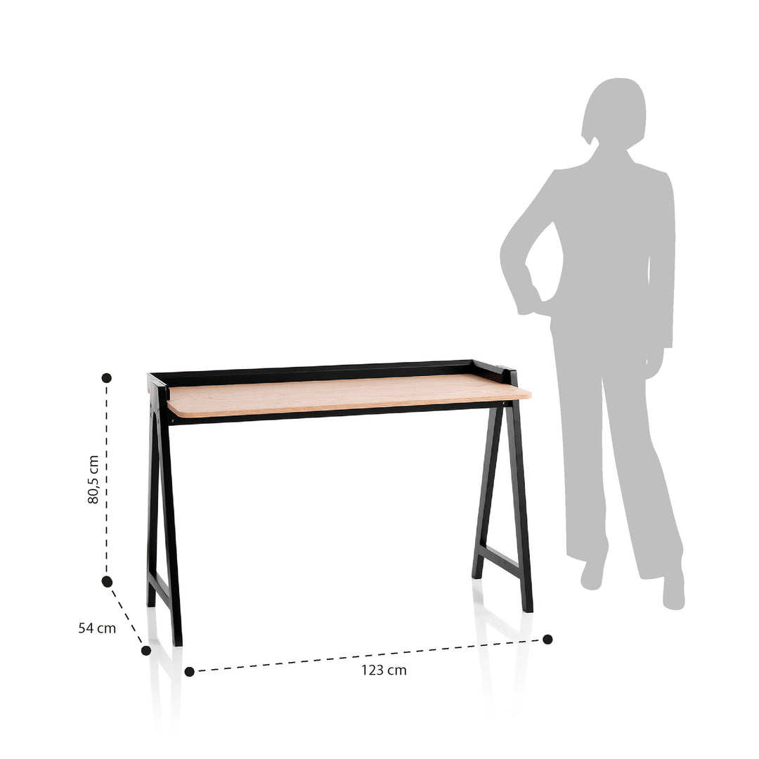 YORK Schreibtisch schwarz
