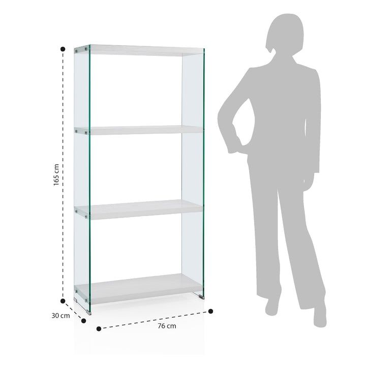 Shelf/Bookcase 3 shelves SAL white