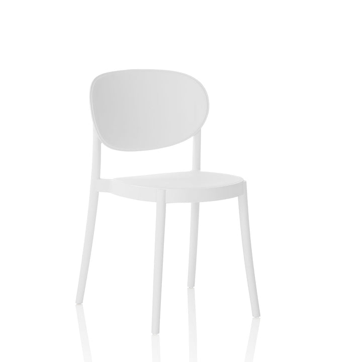 Set 4 Sedie interno/esterno ICE bianco
