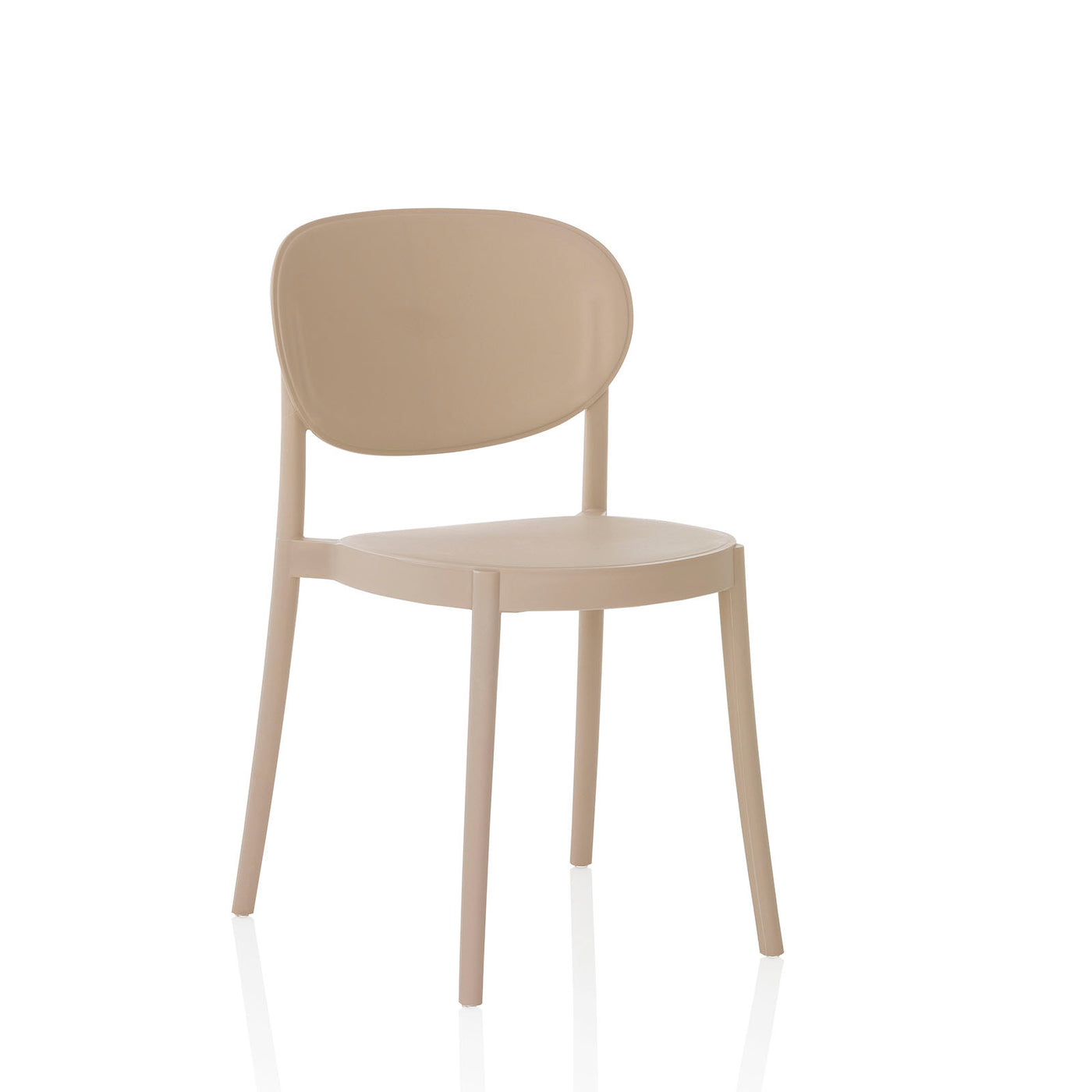 Set of 4 beige ICE indoor/outdoor chairs