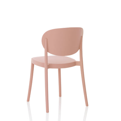 Set 4 Sedie interno/esterno ICE rosa