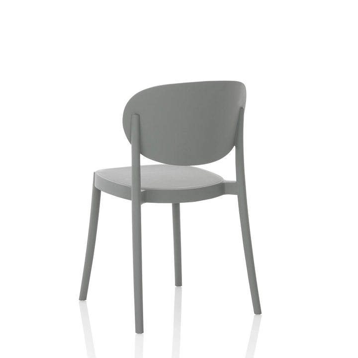 Set 4 Sedie interno/esterno ICE grigio