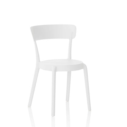 Set 4 Sedie interno/esterno MOSS bianco