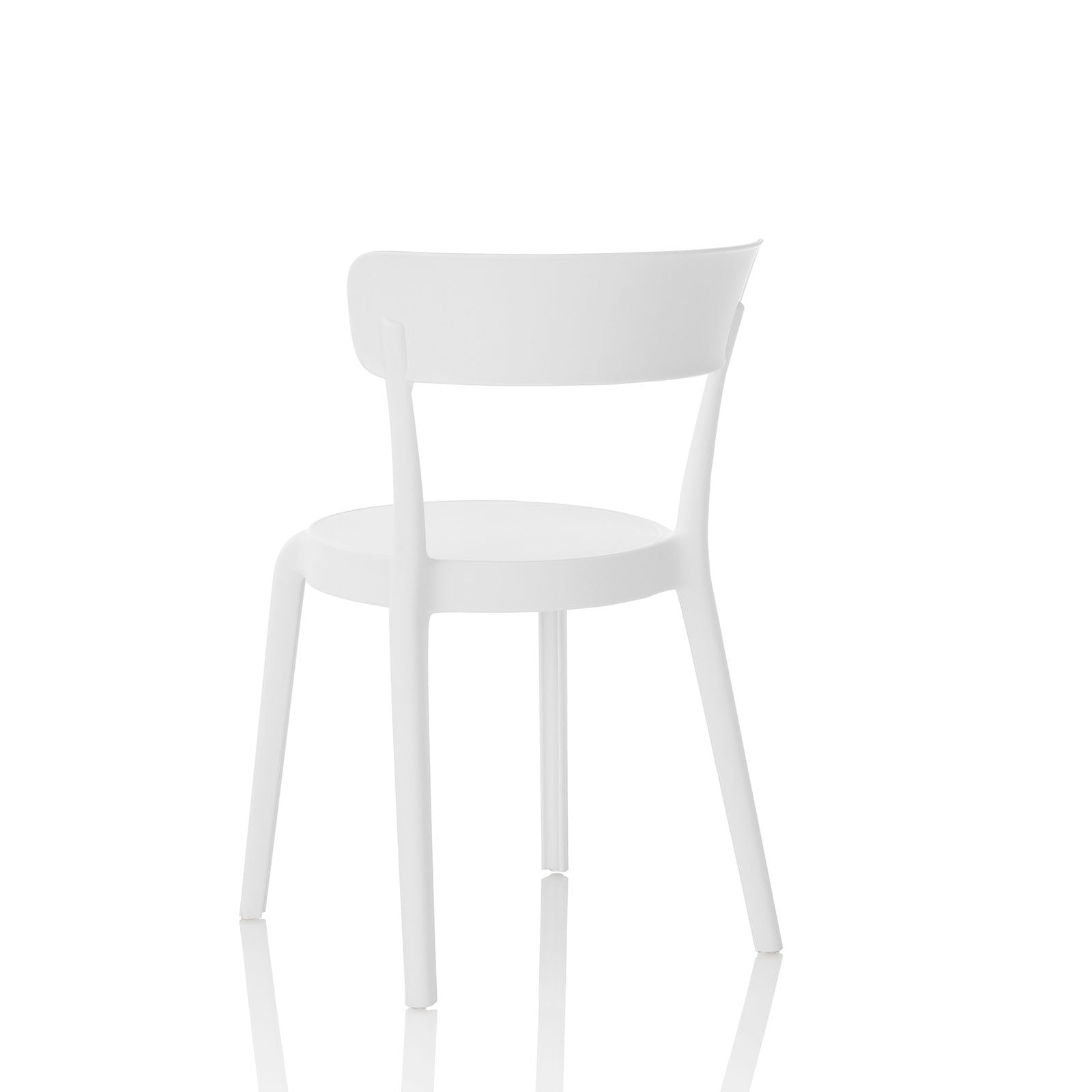 Set 4 Sedie interno/esterno MOSS bianco