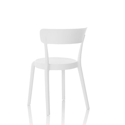 Set 4 Sedie interno/esterno MOSS bianco