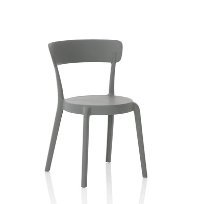 Set 4 Sedie interno/esterno MOSS grigio