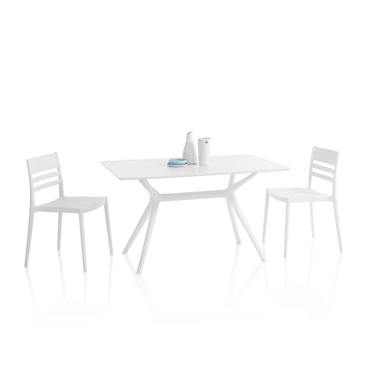 Indoor/outdoor table SNAKE white